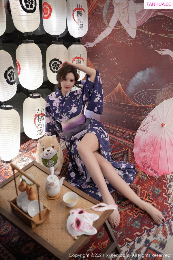 周妍希 奶瓶土肥圆 [XiuRen]高清写真图 2024.01.17 No.7975 Carol周妍希 和服美臀第12张图片